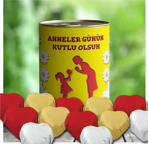 Anneler Günü Temalı Mabel Çikolata Konservesi -65