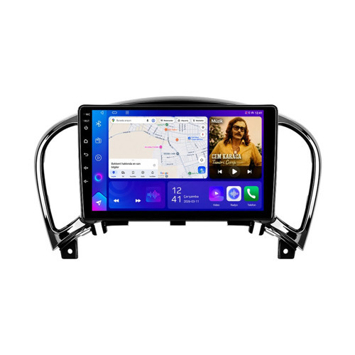 Nissan Juke Android Multimedya (2011-2018) CarPlay Android Auto Navigasyon Kameralı 8GB RAM 128GB