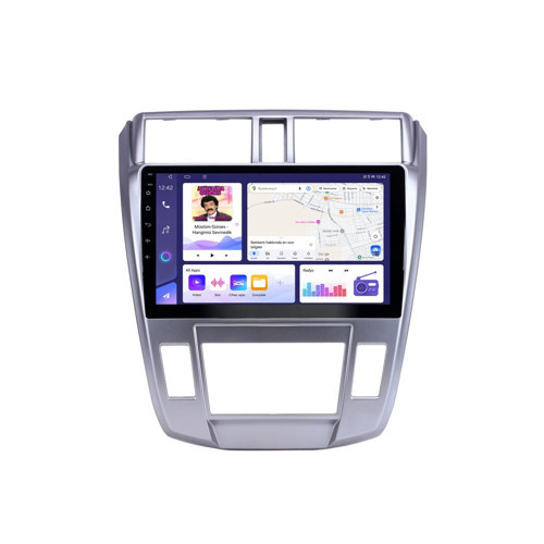 Honda City Android Multimedya (2009-2012) CarPlay Android Auto Navigasyon 10GB RAM 256GB Pro
