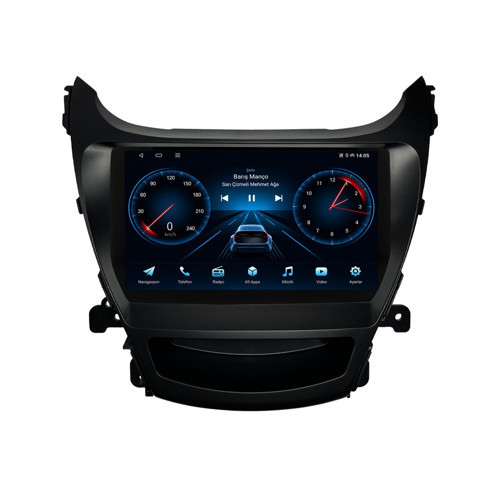 Hyundai Elantra Android Multimedya (2014-2015) CarPlay Android Auto Navigasyon 10GB RAM 256GB Pro