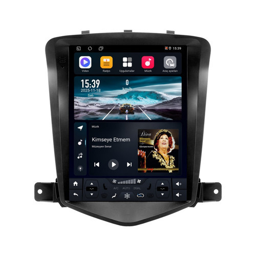 Chevrolet Cruze Android Multimedya (2009-2012) CarPlay Android Auto Navigasyon 10GB RAM 256GB Pro