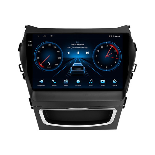 Hyundai Santa Fe Android Multimedya (2012-2016) CarPlay Android Auto Navigasyon 8GB RAM 64GB