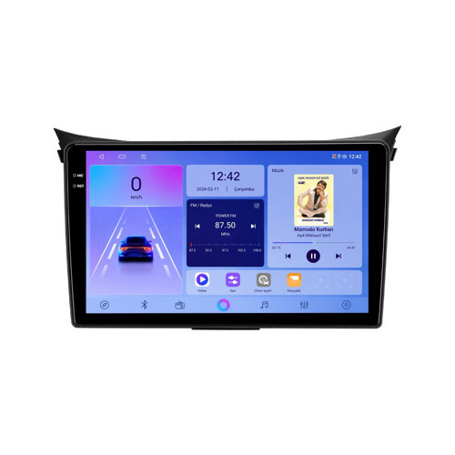 Hyundai i30 Android Multimedya (2012-2016) CarPlay Android Auto Navigasyon 8GB RAM 128GB Pro