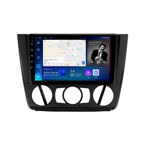 BMW 1 Series Android Multimedya (2004-2011) CarPlay Android Auto Navigasyon Kameralı 8GB RAM 64GB