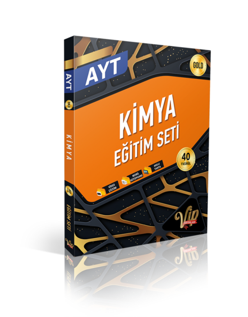Vip Yayınları AYT Kimya Eğitim Set 40 Fasikül Gold Serisi