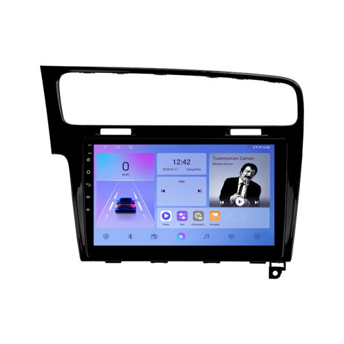 Volkswagen Golf Android Multimedya (2012-2020) CarPlay Android Auto Navigasyon Kameralı 6GB RAM 64GB