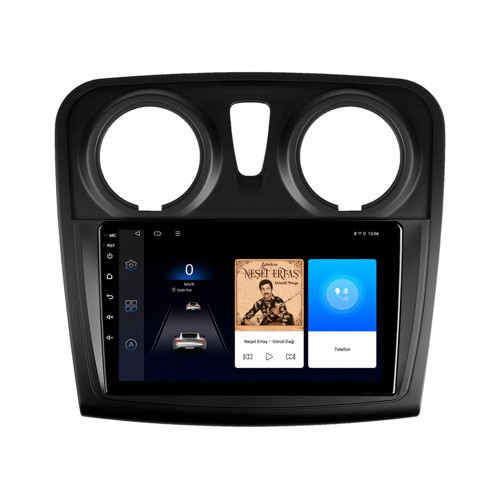 Dacia Logan Android Multimedya (2014-2020) CarPlay Android Auto Navigasyon 10GB RAM 256GB Pro