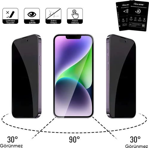 Lg L Fino Hayalet Ekran Kırılmaz Cam Ekran Koruyucu Film 