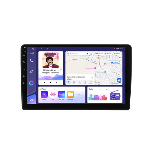 Dacia Duster Android Multimedya (2013-2017) CarPlay Android Auto Navigasyon 10GB RAM 256GB Pro