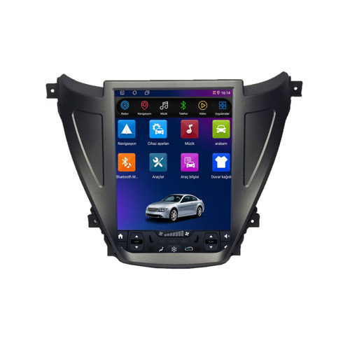 Hyundai Elantra Android Multimedya (2014-2015) CarPlay Android Auto Navigasyon Kameralı 8GB RAM 64GB