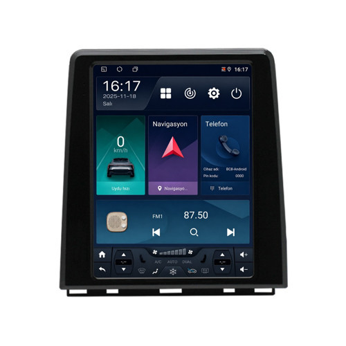Renault Clio Android Multimedya (2020-2025) CarPlay Android Auto Navigasyon Kameralı 4GB RAM 64GB