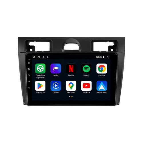 Ford Fiesta Android Multimedya (2006-2009) CarPlay Android Auto Navigasyon Kameralı 6GB RAM 64GB