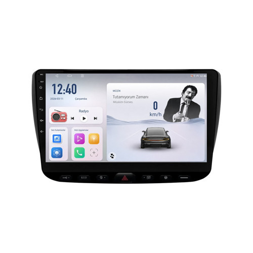 Fiat Linea Android Multimedya (2012-2014) CarPlay Android Auto Navigasyon Kameralı 6GB RAM 64GB