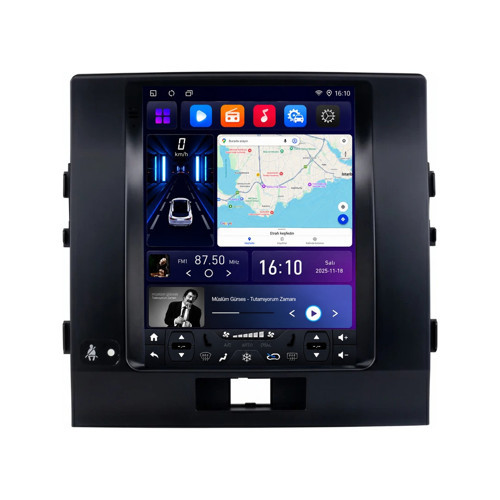 Toyota Land Cruiser Android Multimedya (2008-2015) CarPlay Android Auto Navigasyon 8GB RAM 128GB Pro