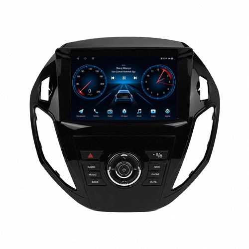 Ford Tourneo Courier Android Multimedya (2014-2023) CarPlay Android Auto Navigasyon 6GB RAM 64GB