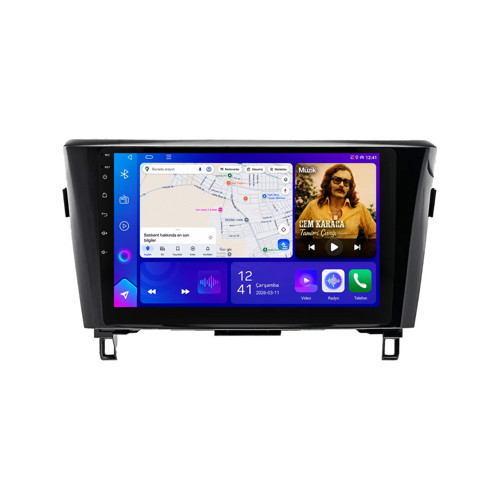 Nissan X-Trail Android Multimedya (2014-2021) CarPlay Android Auto Navigasyon 10GB RAM 256GB Pro
