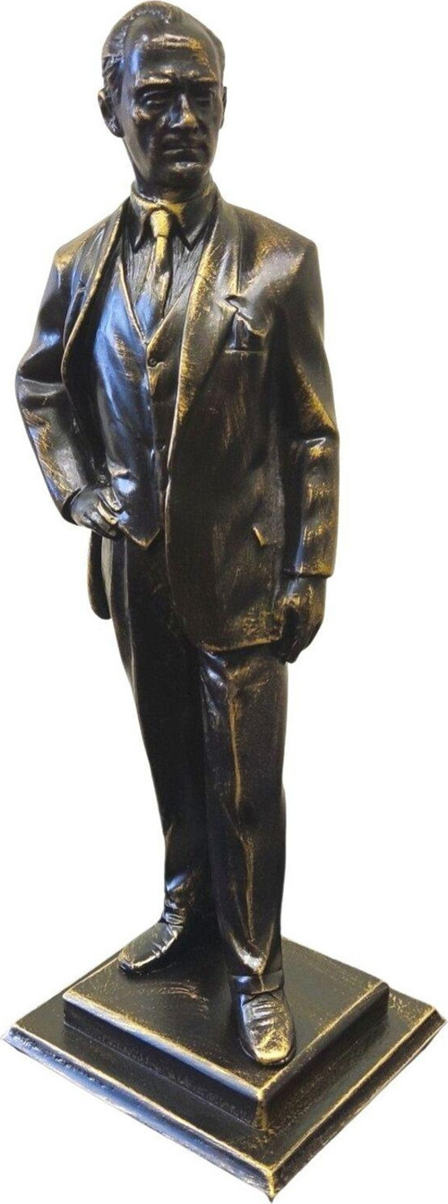 Eskitme Bronz Mustafa Kemal Atatürk Figürü 41Cm