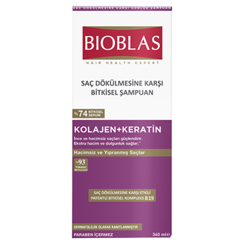 Bıoblas Şampuan 360Ml Kolajen (6'li Paket)