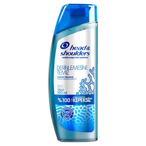 Derinlemesine Temiz Şampuan 300 Ml Deniz Mineralleri İle Yoğun Ferahlık (3'li Paket)