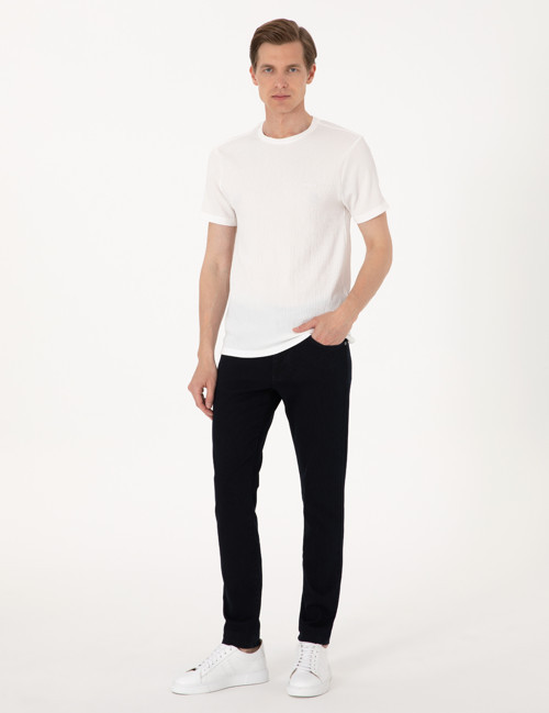 Koyu Lacivert Slim Fit Jean Pantolon 50308953-VR100