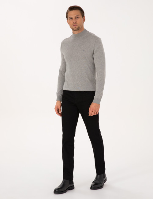Siyah Slim Fit Jean Pantolon 50308943-VR046
