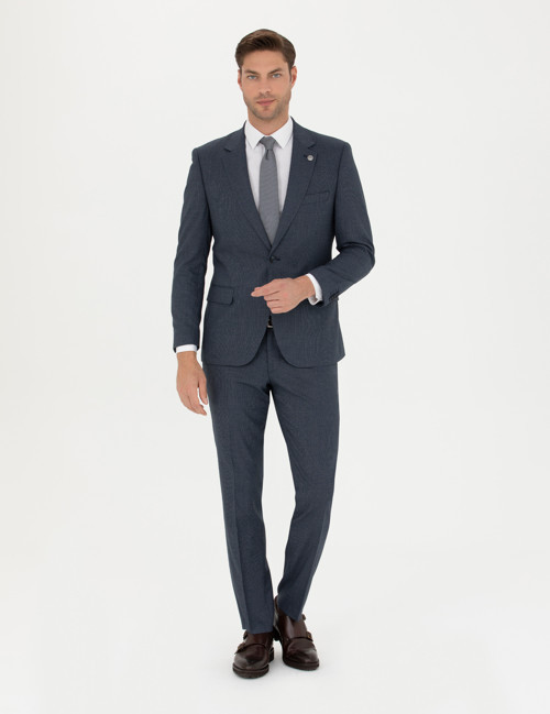 Lacivert Slim Fit Takım Elbise 50278191-VR033