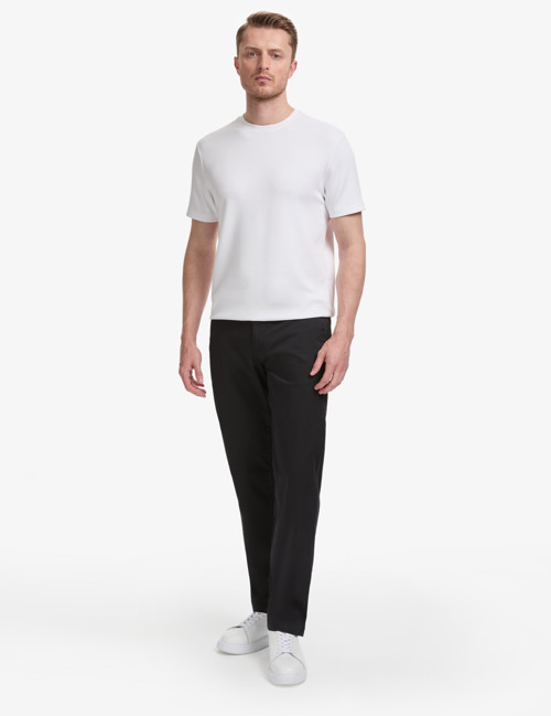 Siyah Regular Fit Kanvas Pantolon 50321988-VR046