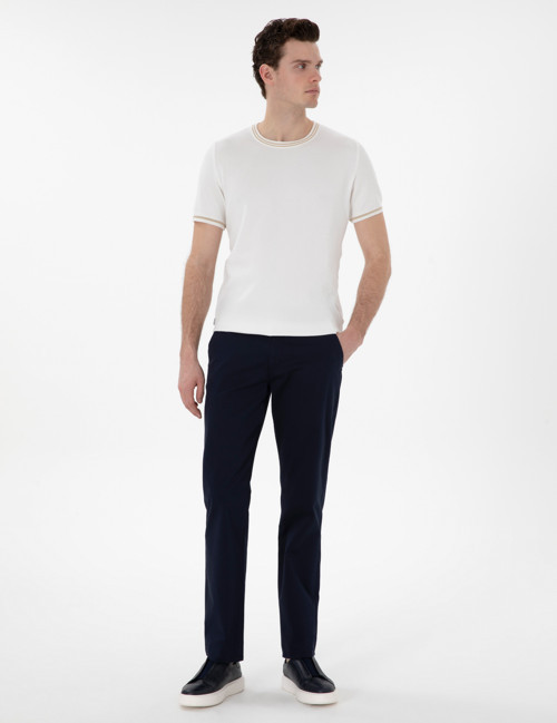 Lacivert Regular Fit Basic Kanvas Pantolon 50305473-VR033