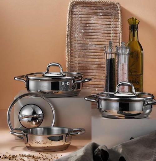 Aria 6 Parça Çelik Sahan Set 14-16-18 Cm Ar256855