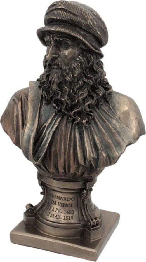 Lonardo Da Vinci Büst Figür 23 cm