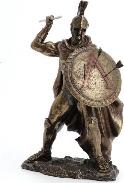 Mızrak Atan Sparta Kralı Leonidas Figürü 32 cm