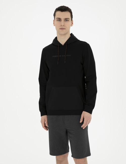 Siyah Regular Fit Sweatshirt 50282047-VR046
