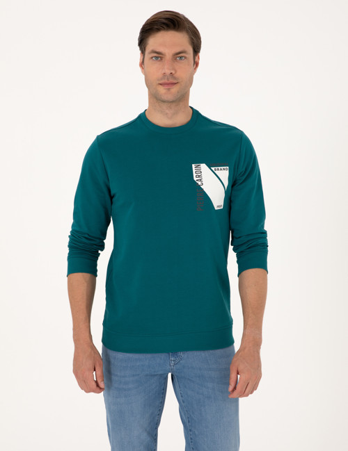 Zümrüt Regular Fit Bisiklet Yaka Sweatshirt 50317750-VR055