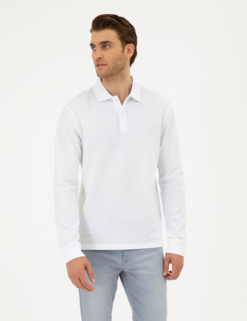 Beyaz Slim Fit Basic Sweatshirt 50294438-VR013