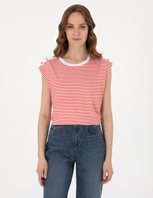 Kırmızı Regular Fit Tişört 50307130-VR030