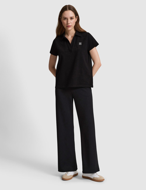 Siyah Flare Fit Modal Karışımlı Eşofman Altı 50325430-VR046