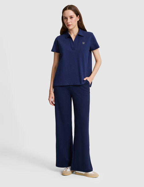 Lacivert Flare Fit Modal Karışımlı Eşofman Altı 50325430-VR033