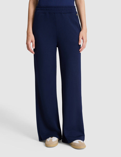 Lacivert Flare Fit Modal Karışımlı Eşofman Altı 50325430-VR033