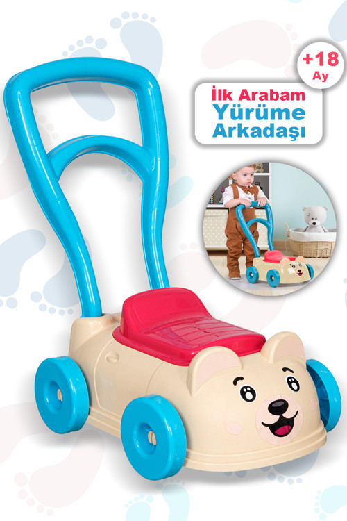 İlk Arabam Yürüme Arkadaşı - Bebek Çocuk İlk Adım Arabası Yürüme Yardımcısı