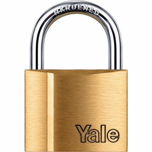 Yale 40 mm MASTERLİ pas sistem prinç sarı asma kilit tek anahtar