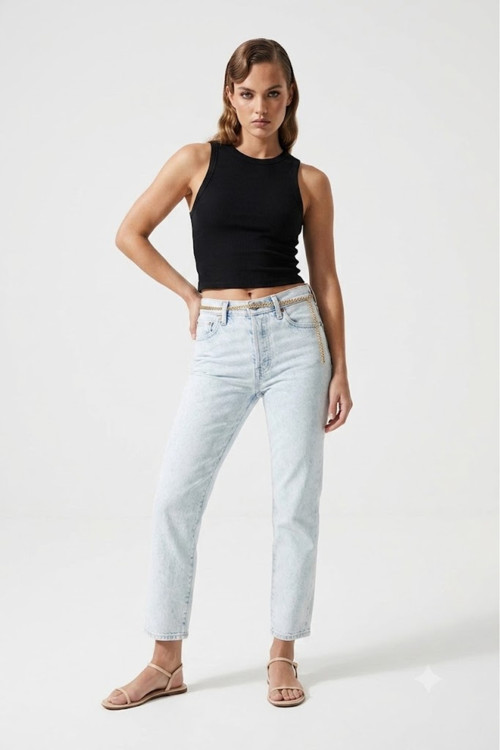 501® Crop Kadın Jean Pantolon - Healing Waters-0022