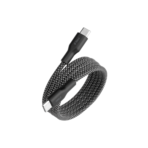 USB-C - USB-C Mıknatıslı 100cm 60W Örgü Hızlı Şarj Kablosu 2DK61S