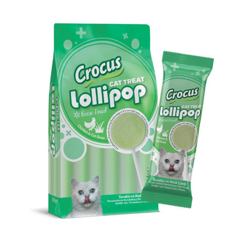 Tavuklu Ve Kedi Çimli Kedi Lolipop