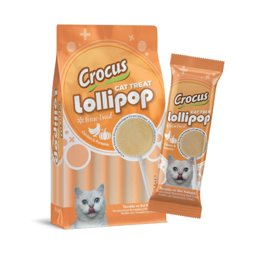 Tavuklu Ve Bal Kabaklı Kedi Lolipop
