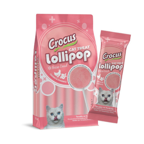 Tavuklu Ve Kızılcıklı Kedi Lolipop