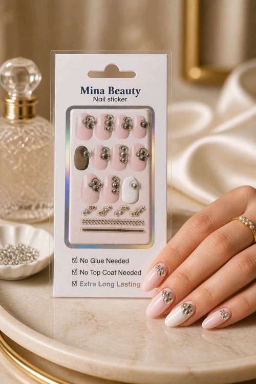 Tırnak Süsleme Sticker Yapışkanlı