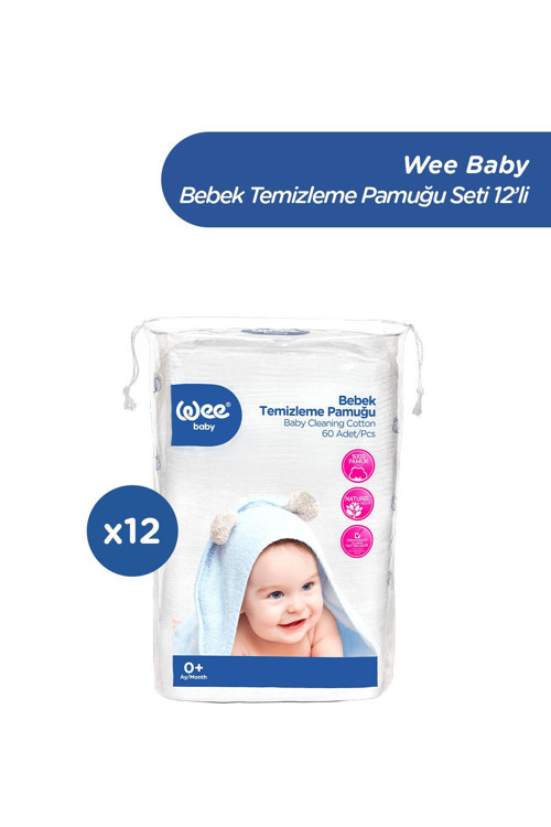 Bebek Temizleme Pamuğu Seti (60x12 720 Adet)