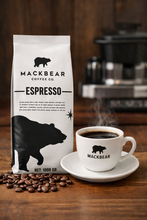 Mackbear Çekirdek Kahve Espresso 1kg