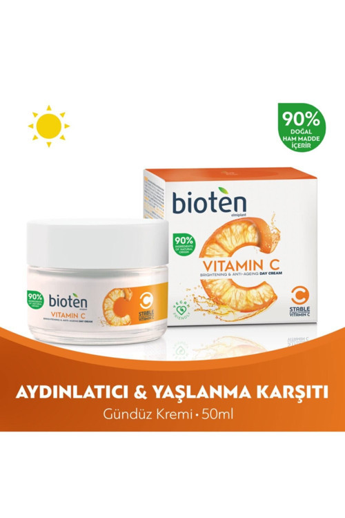 Vitamin C Aydınlatıcı & Yaşlanma Karşıtı Gündüz Kremi 50 Ml