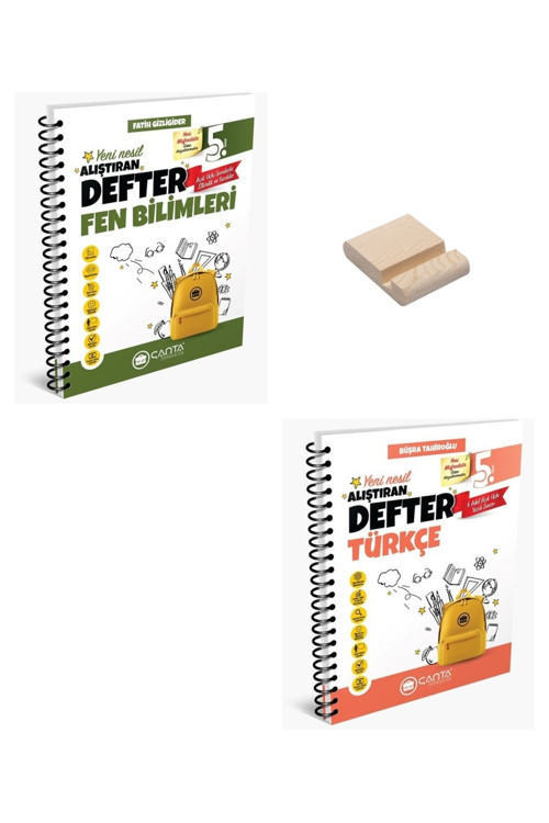 5. Sınıf Fen Bilimleri ve Türkçe Alıştıran Defter